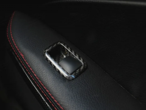 Mercedes Benz SLK Window Switch Control Cover - Carbon Fiber - R172